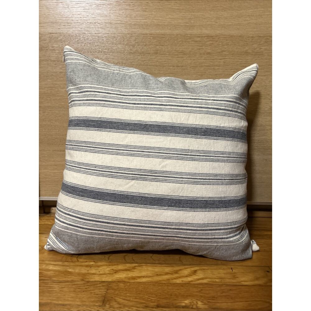 Lauren Ralph Lauren Pillow & Cotton Cover Striped 20” x 20” Waterfowl Feathers